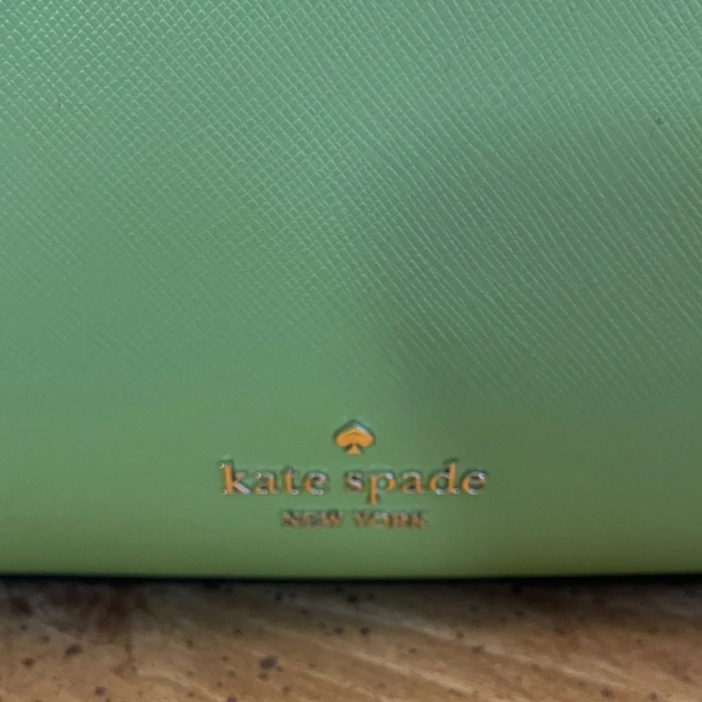 NWOT Kate Spade Duet Lime Green and White Crossbody Bag - Picture 2 of 7